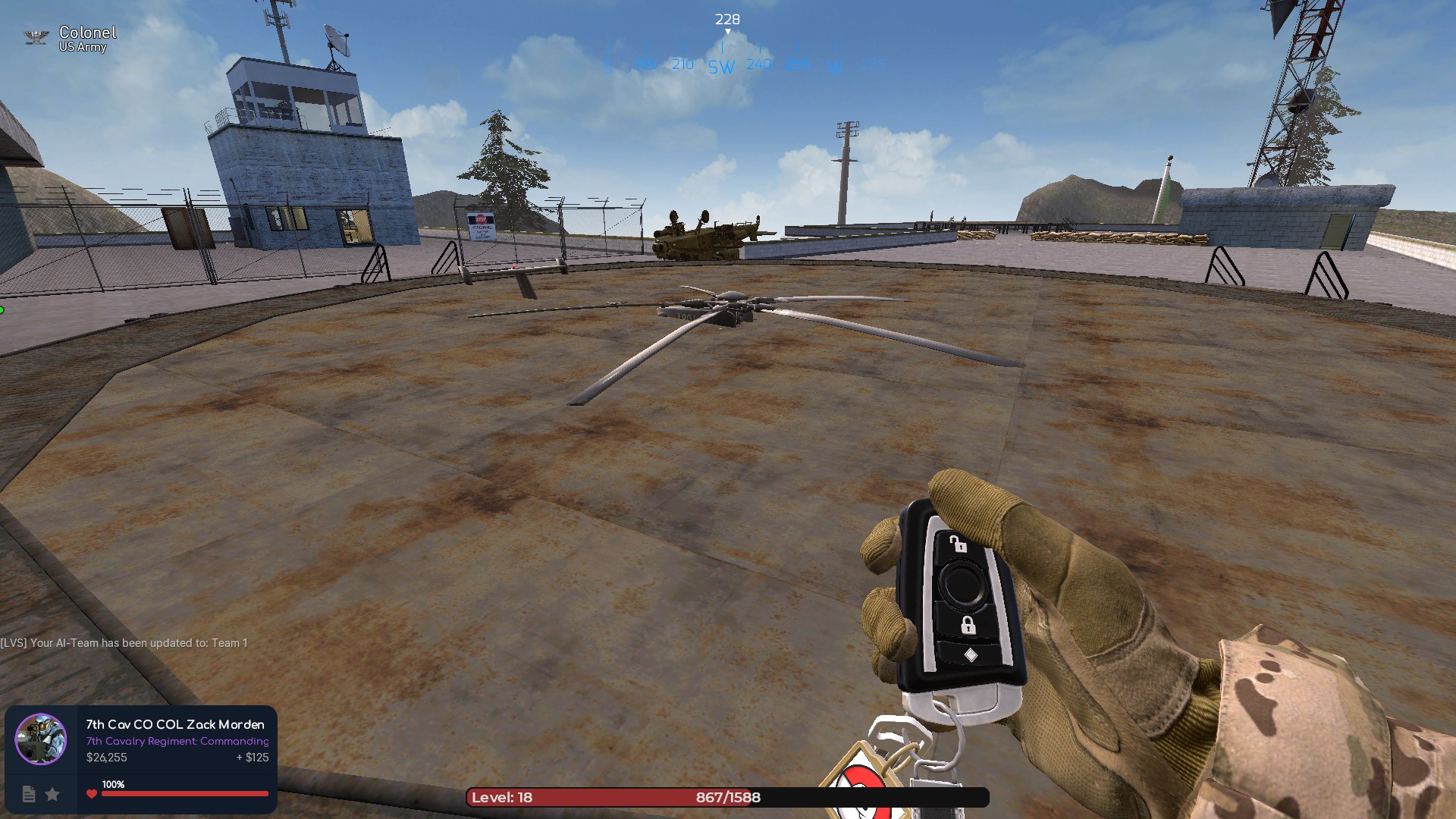 Bug in action for the MH-6