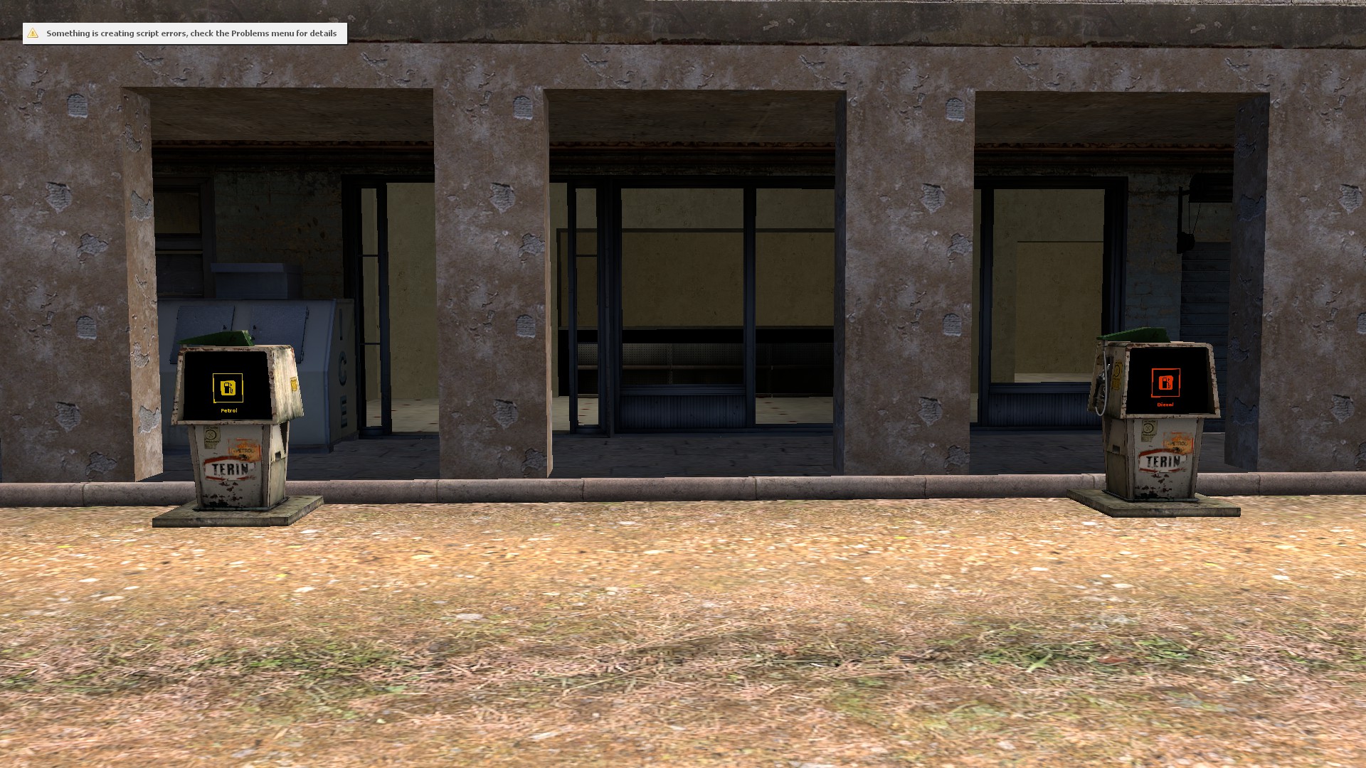 Infront of the market [could also be around the north side of it but whatever