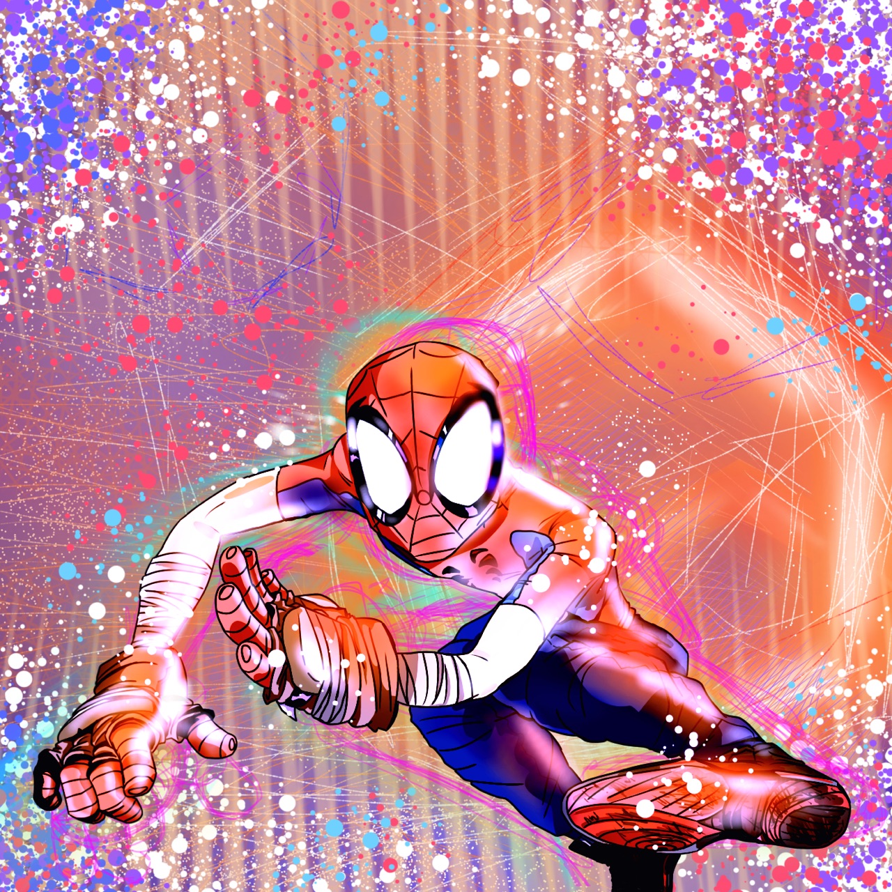 The character on my pfp. Spider-Verse style.
