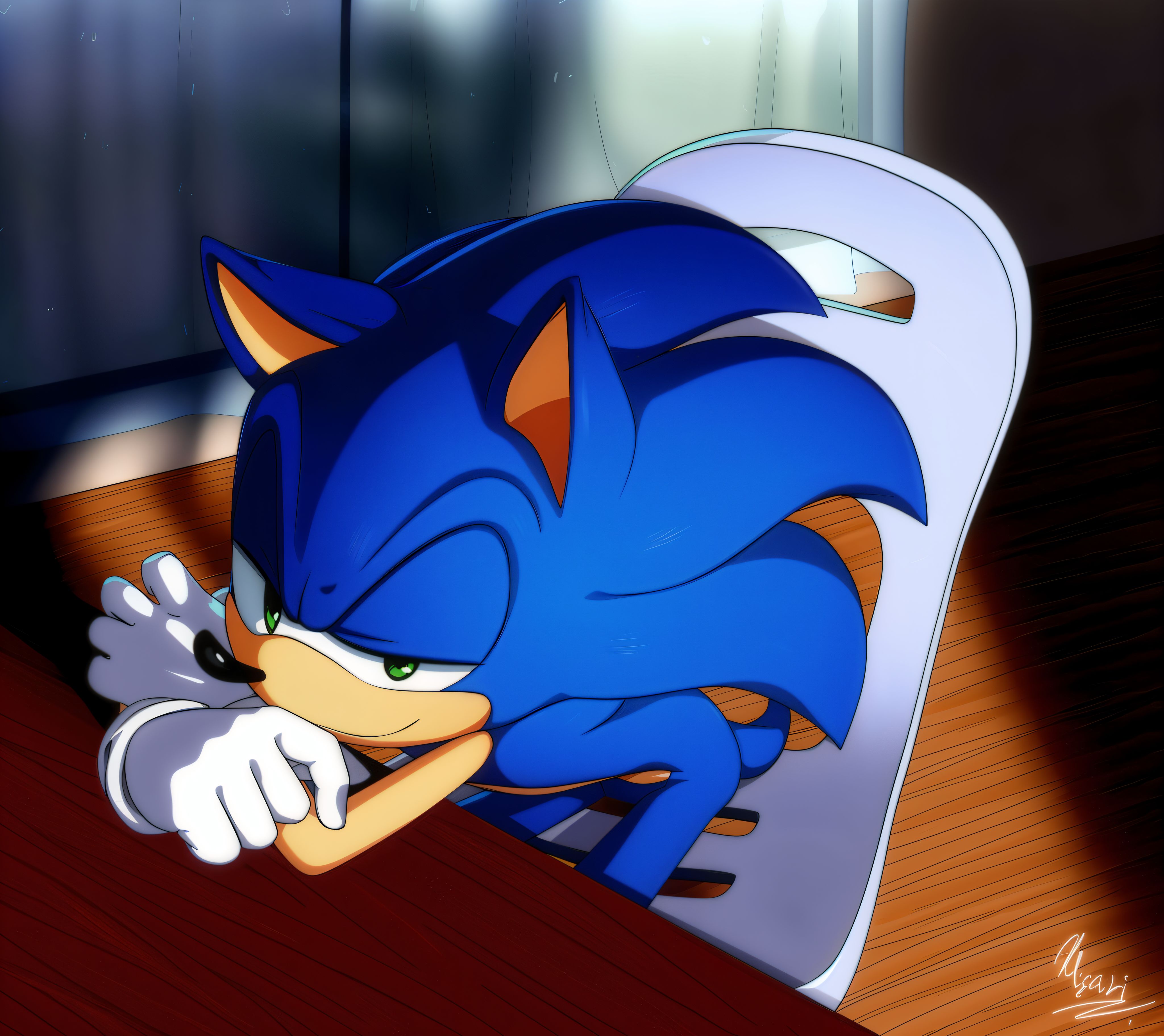 THE BLUE BLUR